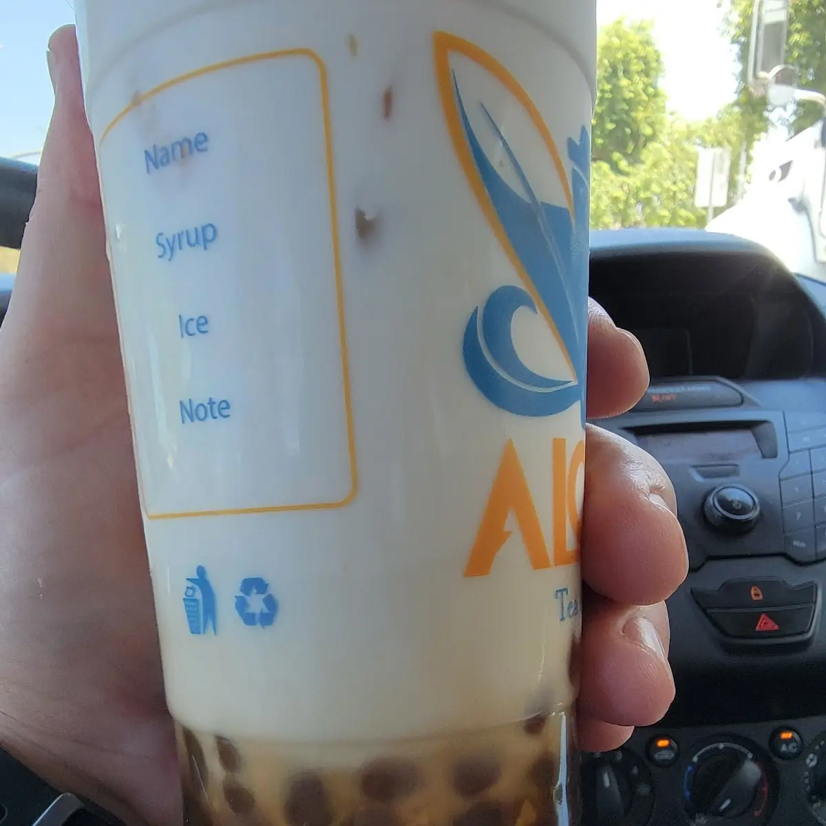 Crème Brûlée Boba Tea