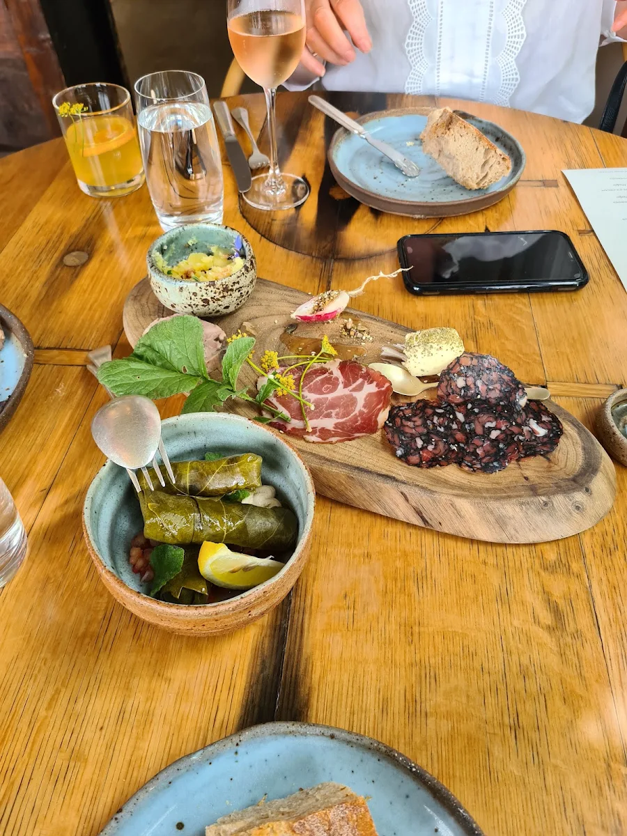 Dolmades Tomatoes Salsa & Charcuterie