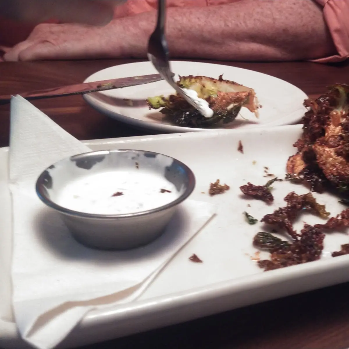 Salt & Pepper Crispy Brussels Sprouts