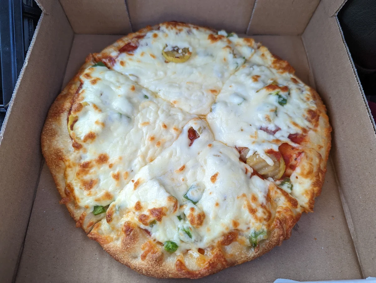 Hot Green Pepper Oni Pizza