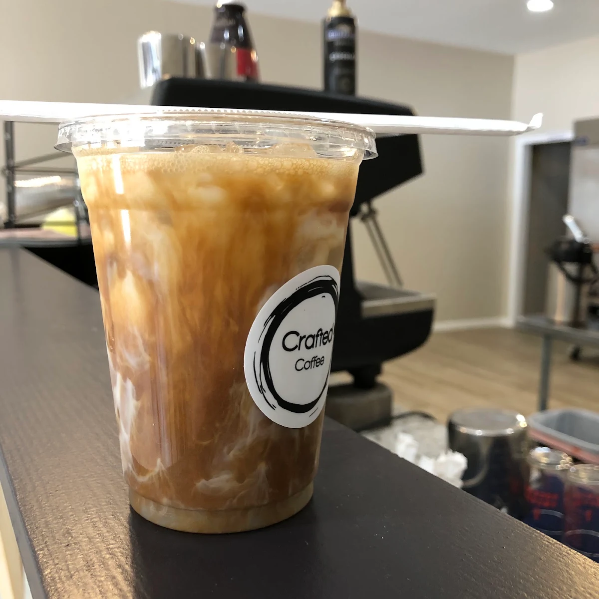 White Chocolate Iced Latte