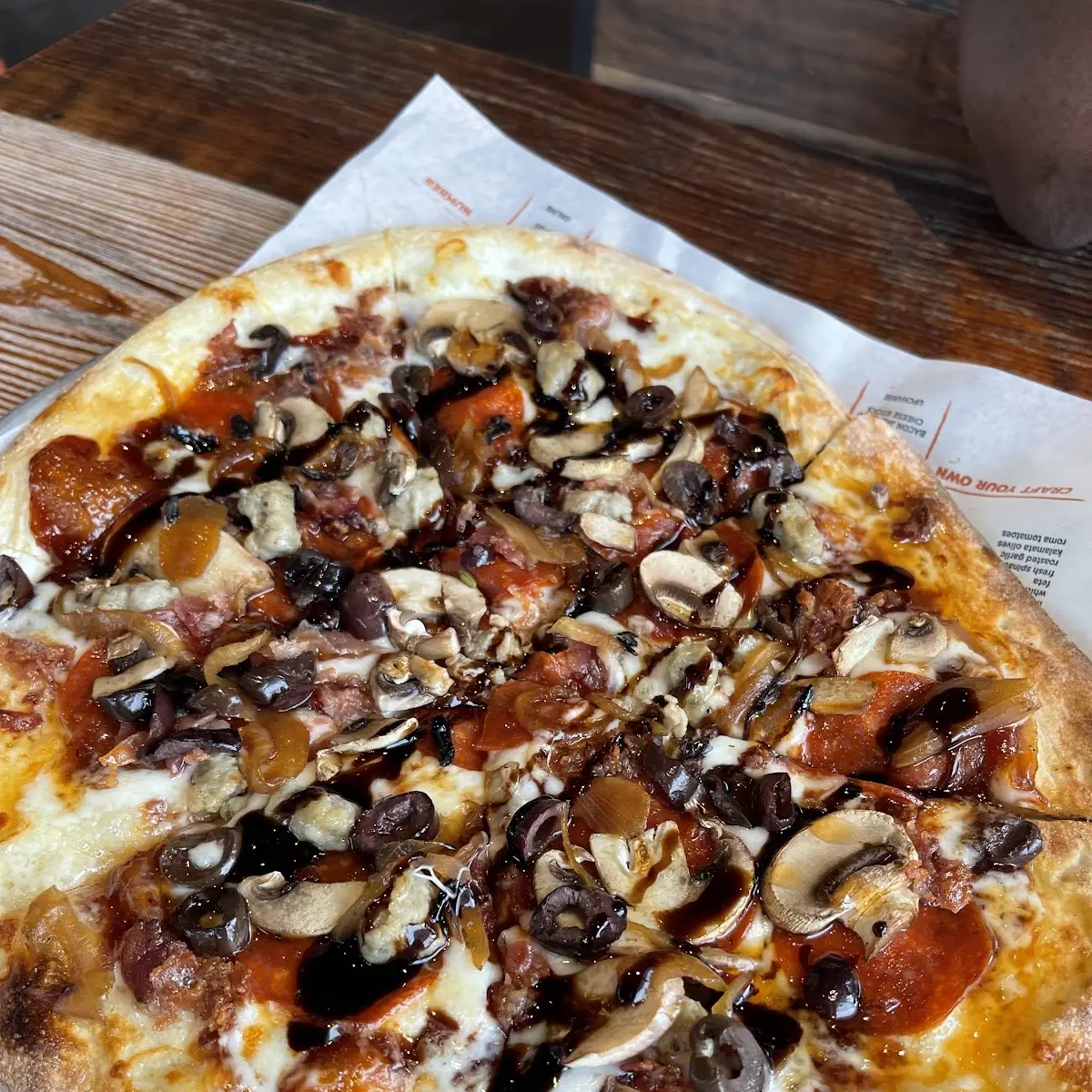 Roasted Chicken and Mushroom Pizza