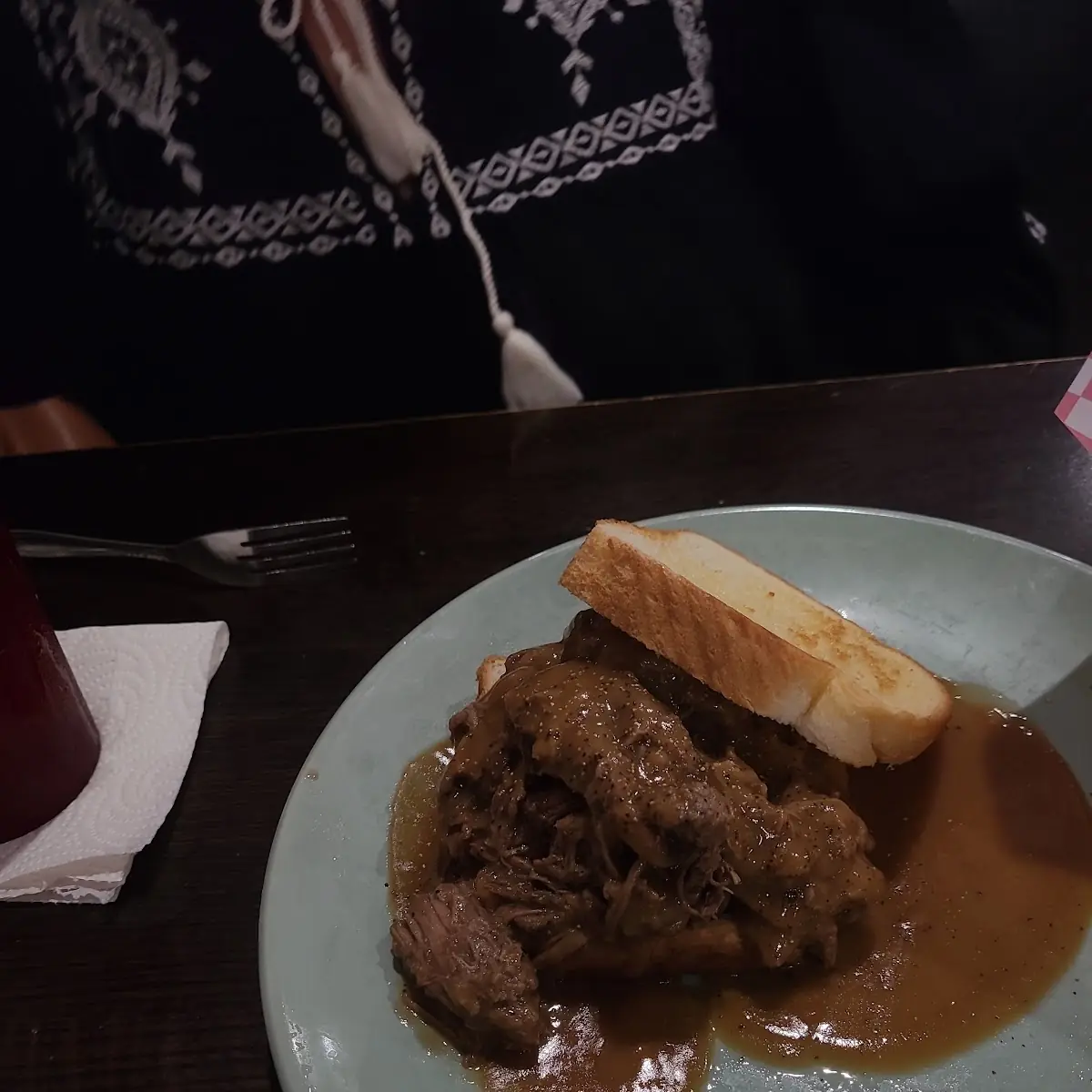 Open Faced Roast Beef