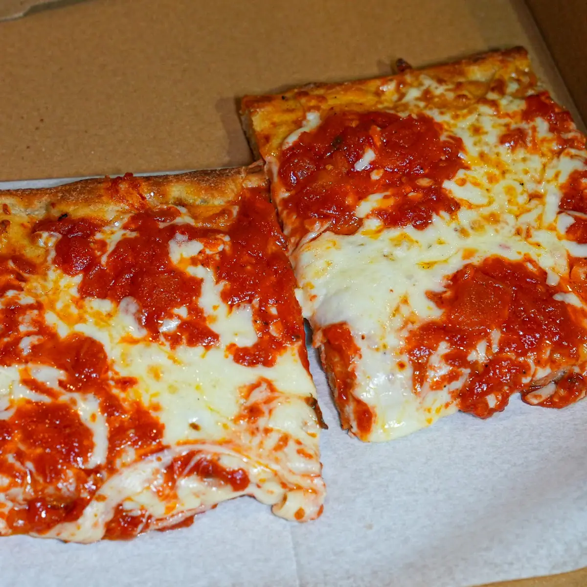 Sicilian Cheese Pizza 12 Slices