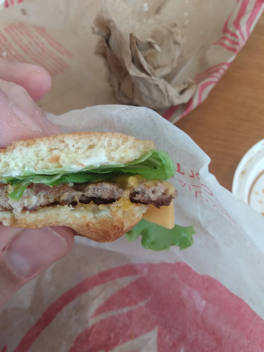 Junior Bacon and Cheese Burger