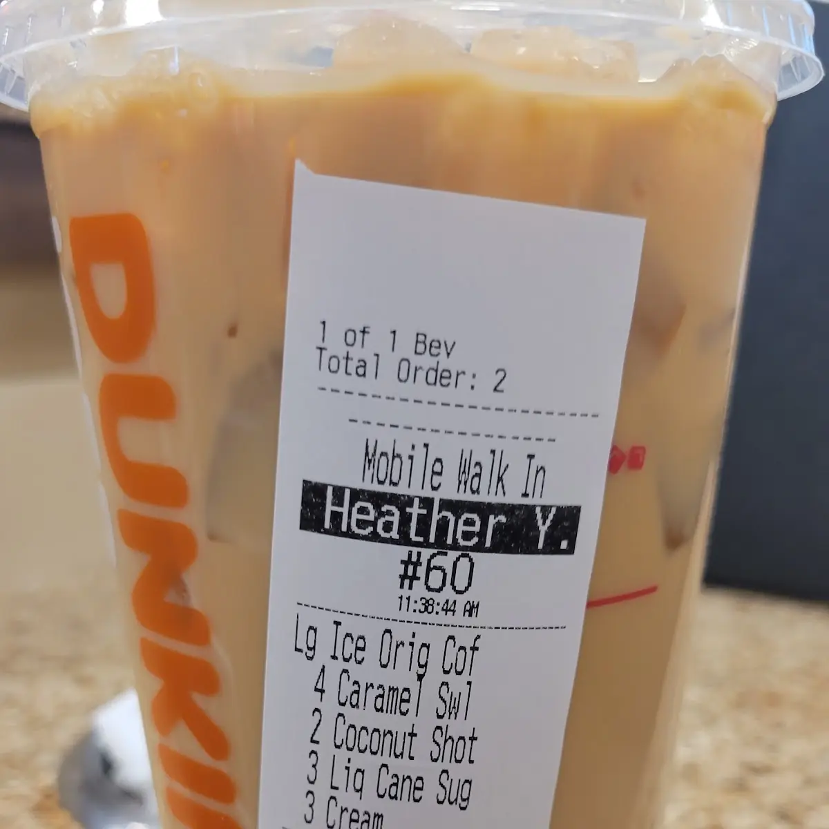 Iced Dunkalatte