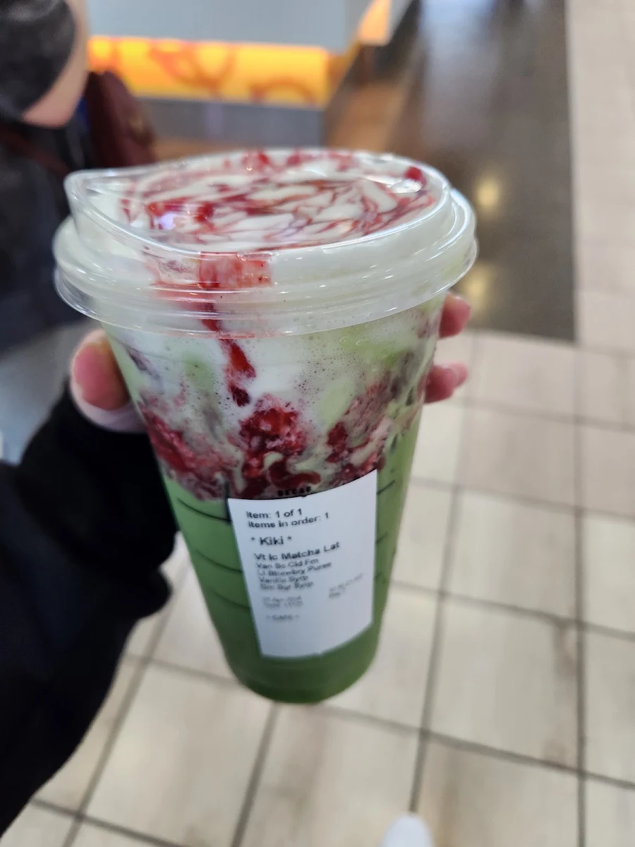 Iced Double Berry Matcha
