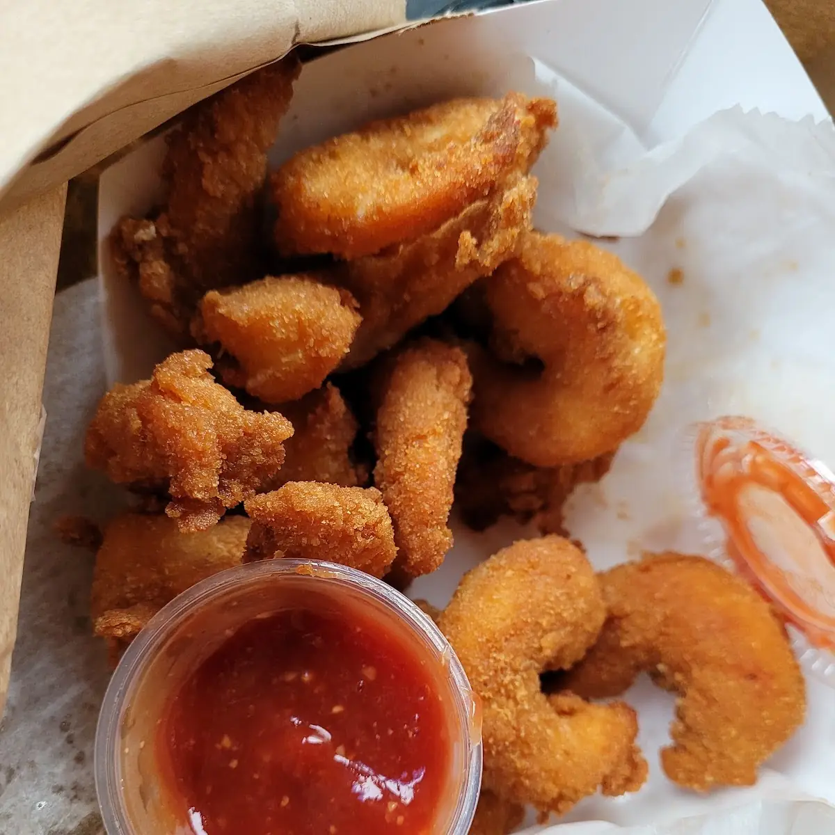 Chicken Strip Ocean Perch & Shrimp