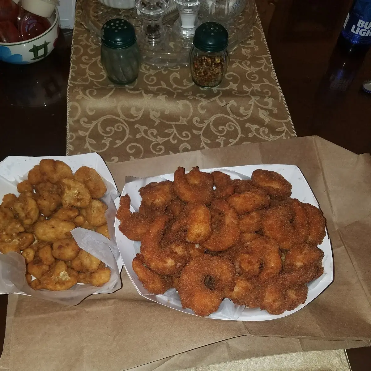 Fried Shrimp Fried Cauliflower