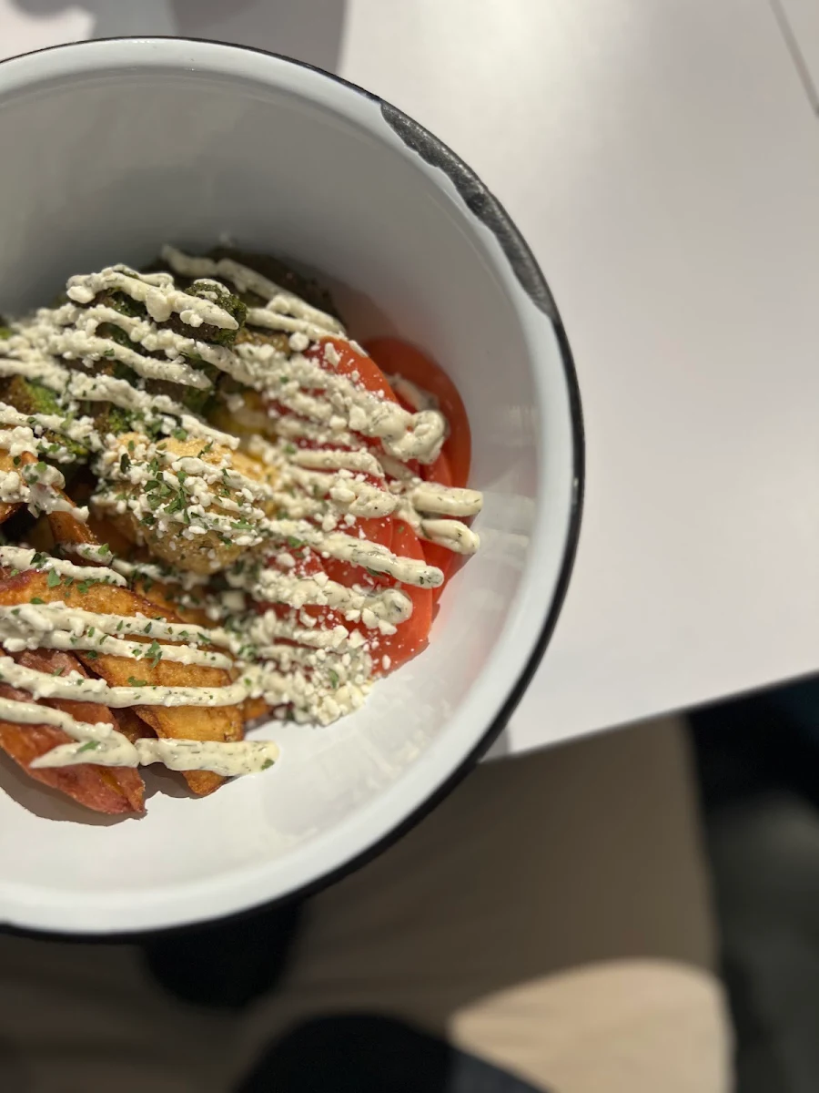 Falafel Bowl, Connie & John's Roof Top Patio
