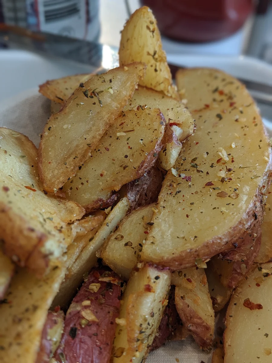 Potato Wedges, Connie & John's Roof Top Patio