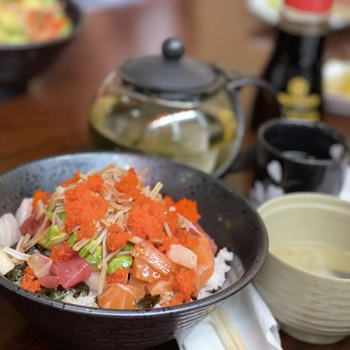 Assorted Sashimi Rice Poke Bowl
