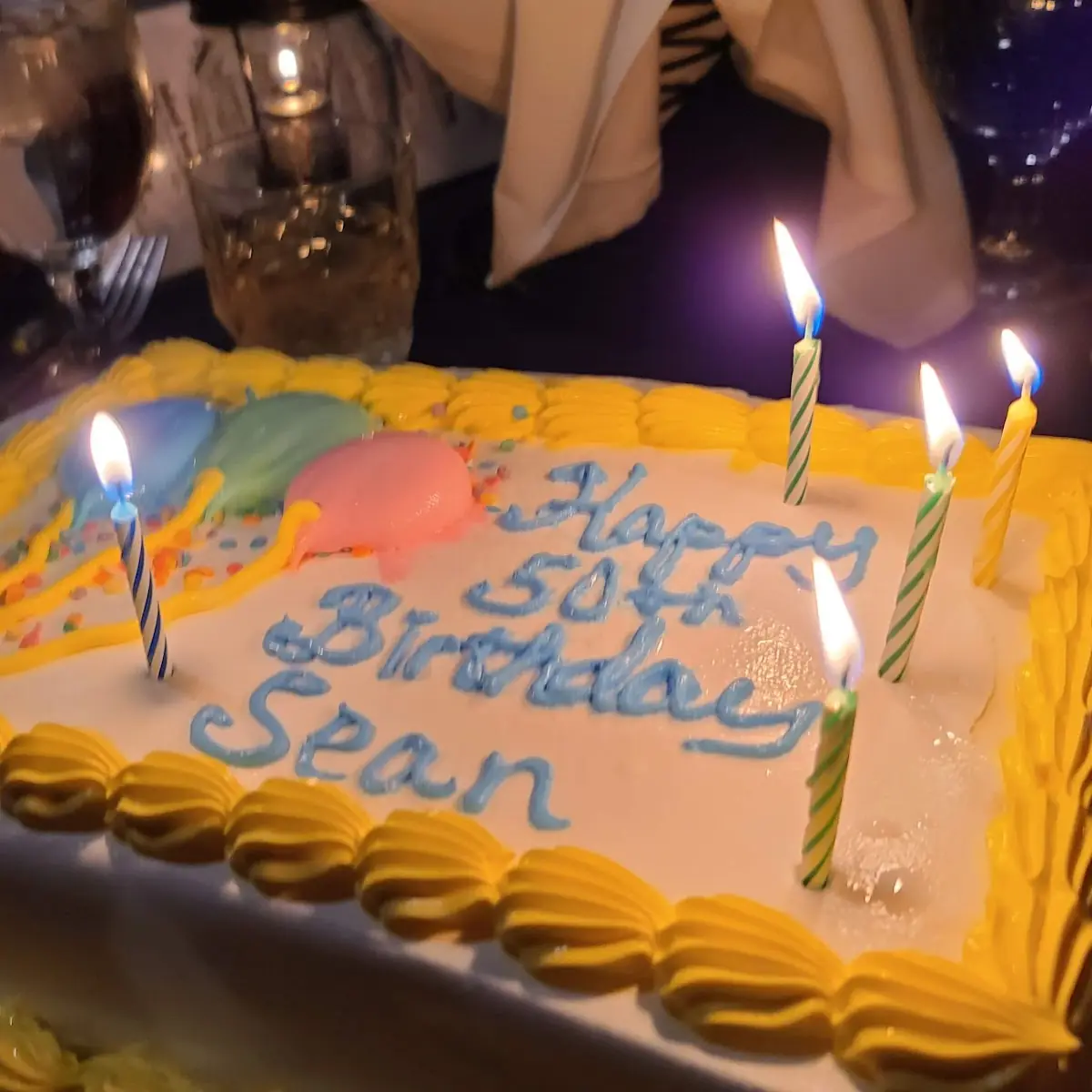 Birthday Cake Brought In