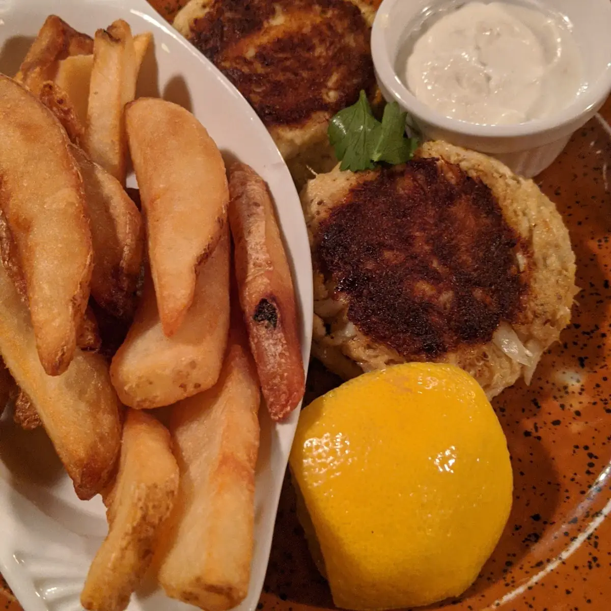 Crab Cake Dinner