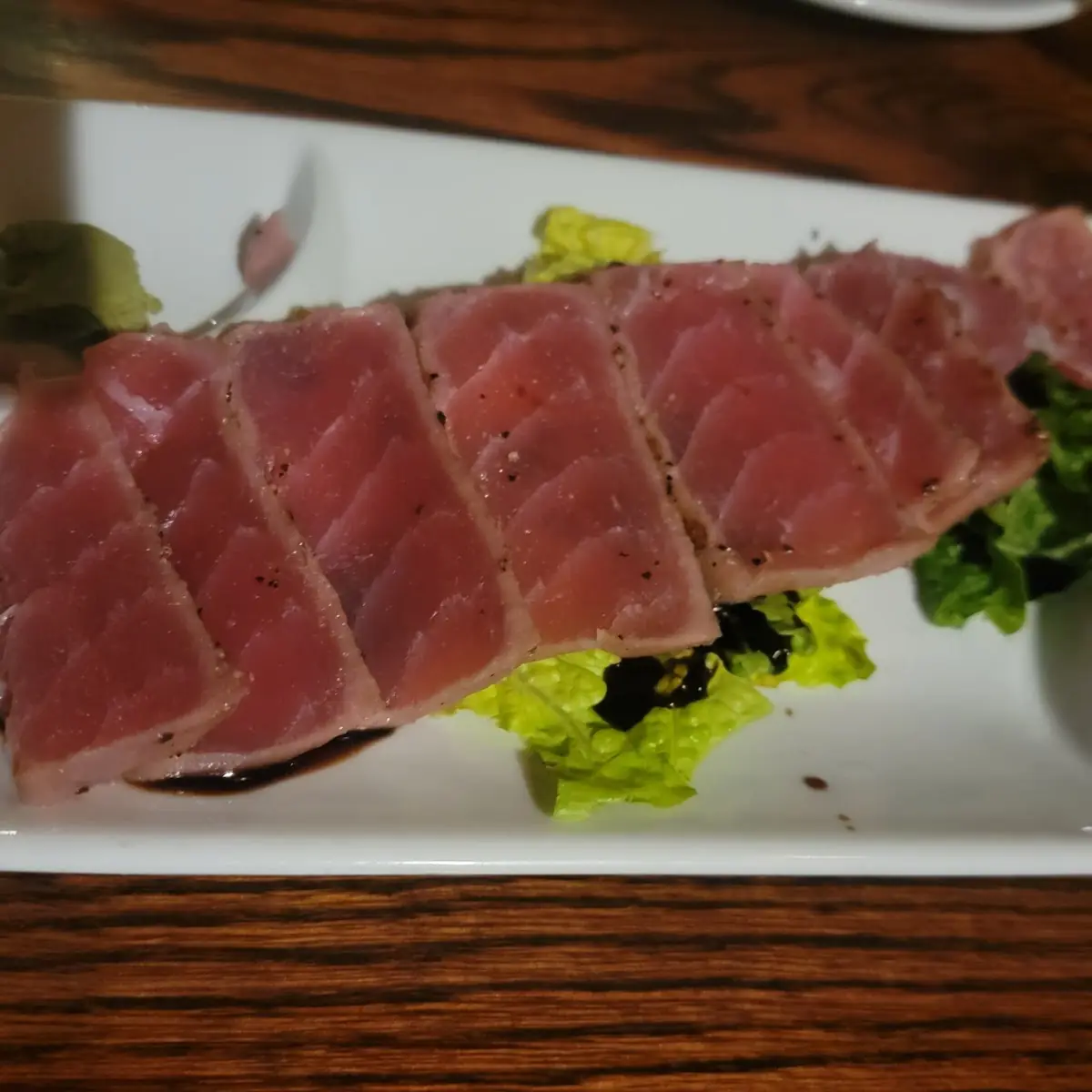 Seared Tuna Sashimi