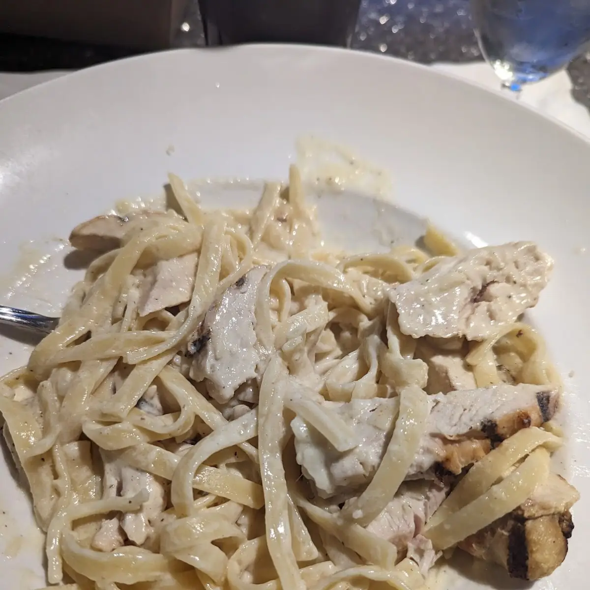 Fettuccine Alfredo with Chicken