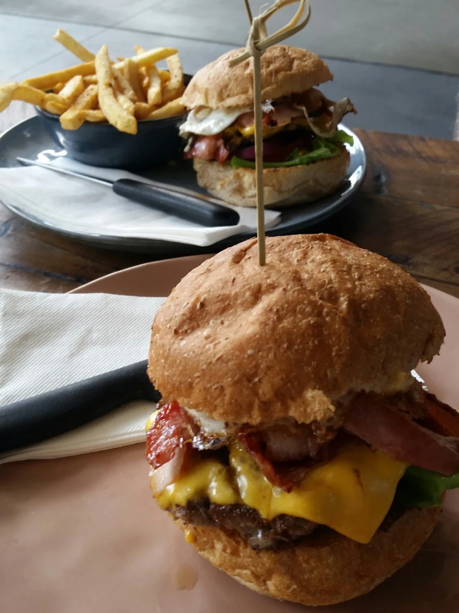 Beef Bacon Cheese and Egg Burger