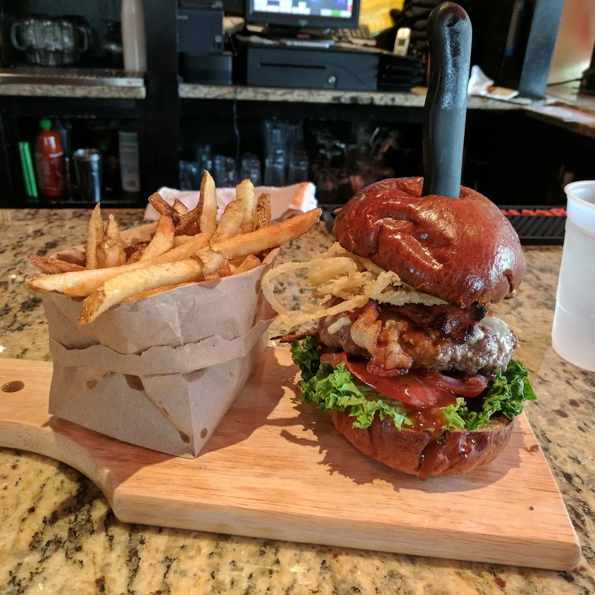 BBQ Bacon Cheddar Burger