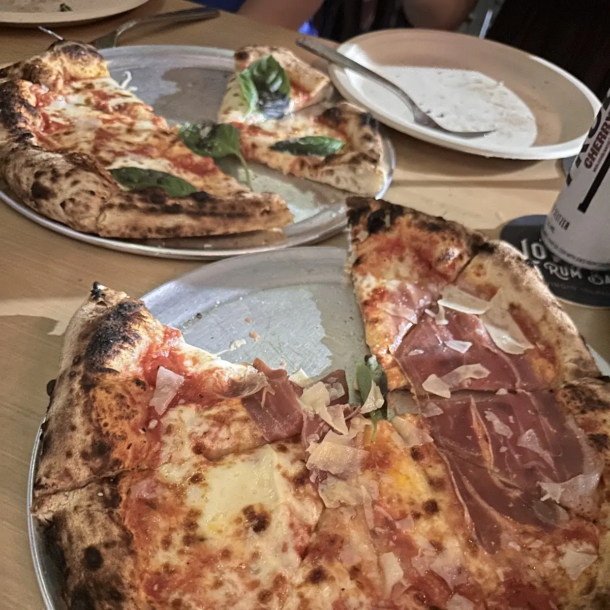 Prosciutto Pizza Margherita Pizza