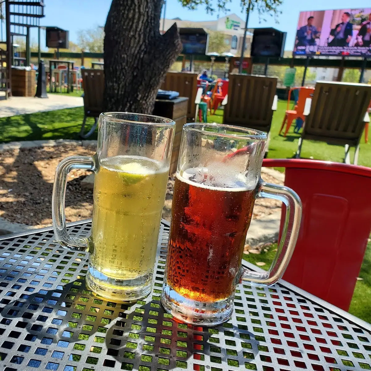 Shiner Bock and Michelob Light