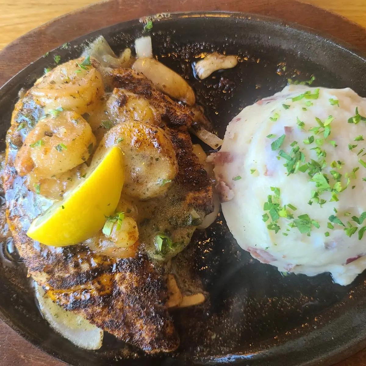 Shrimp 'N Parmesan Sirloin