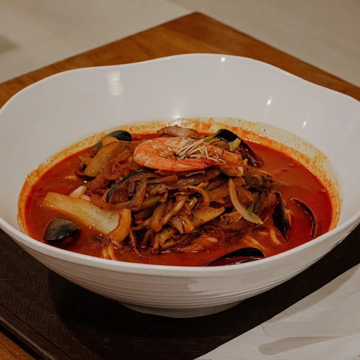 Spicy Seafood Noodle Soup