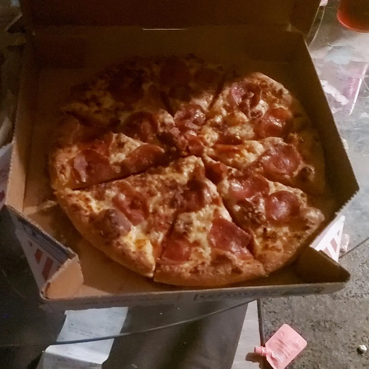 Bacon N Pepperoni Pizza