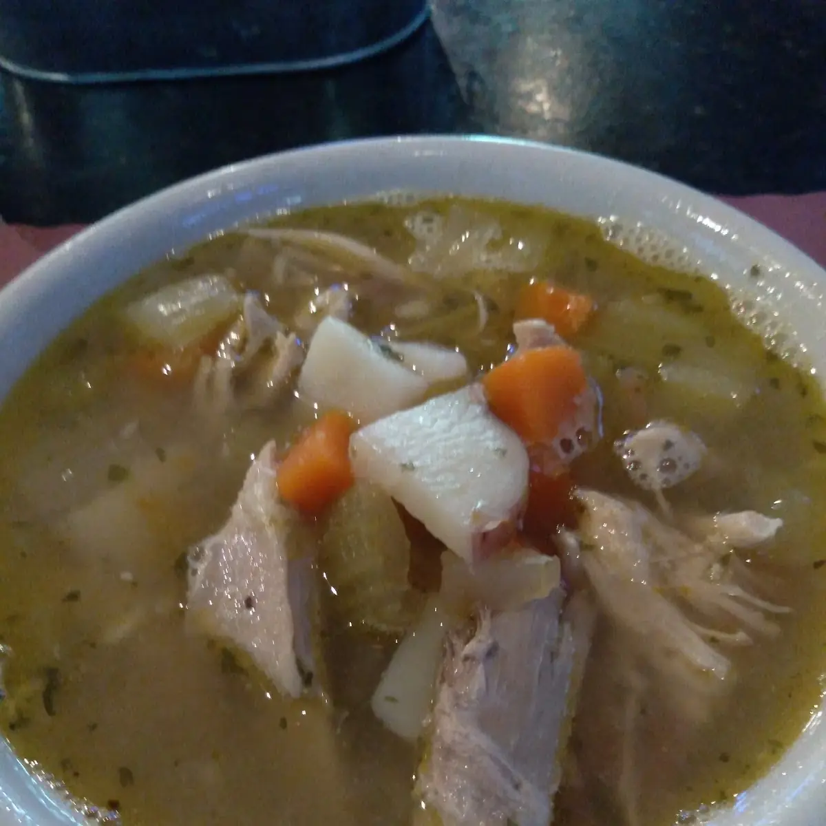 Chicken Less Noodle Soup Great