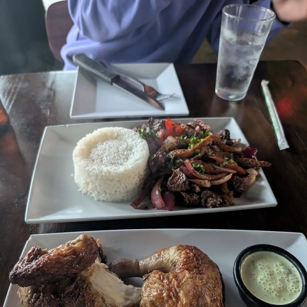 Pulled Rotisserie Chicken Saltado