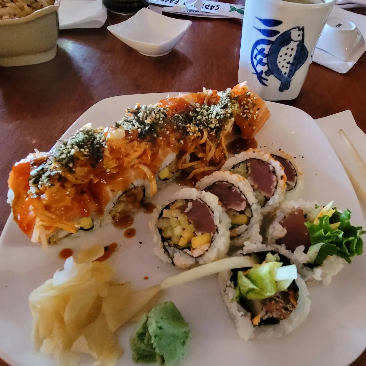 Fire Roll and Sapporo Roll