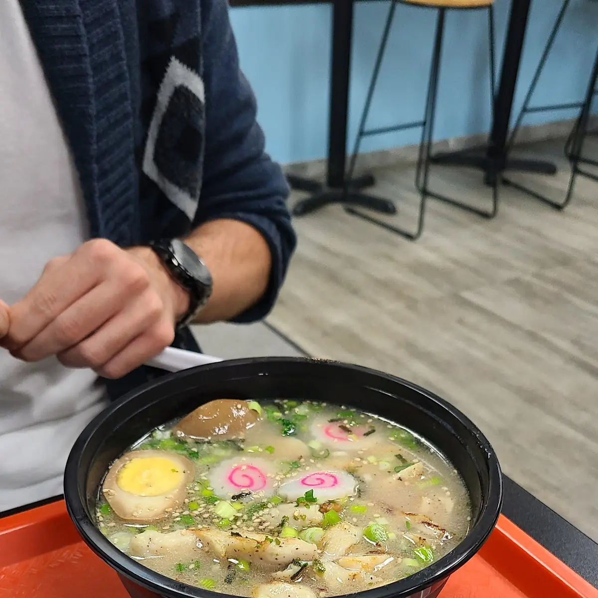 Grilled Chicken Ramen Soup