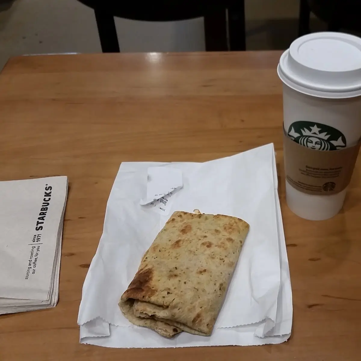 Spinach Feta & Egg White Wrap