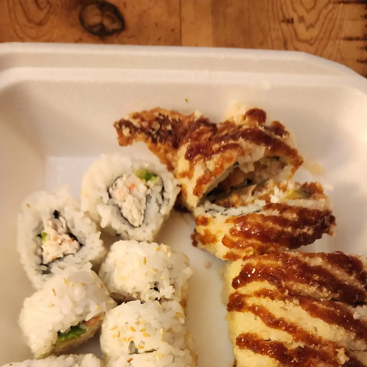 California Roll and Spider Roll