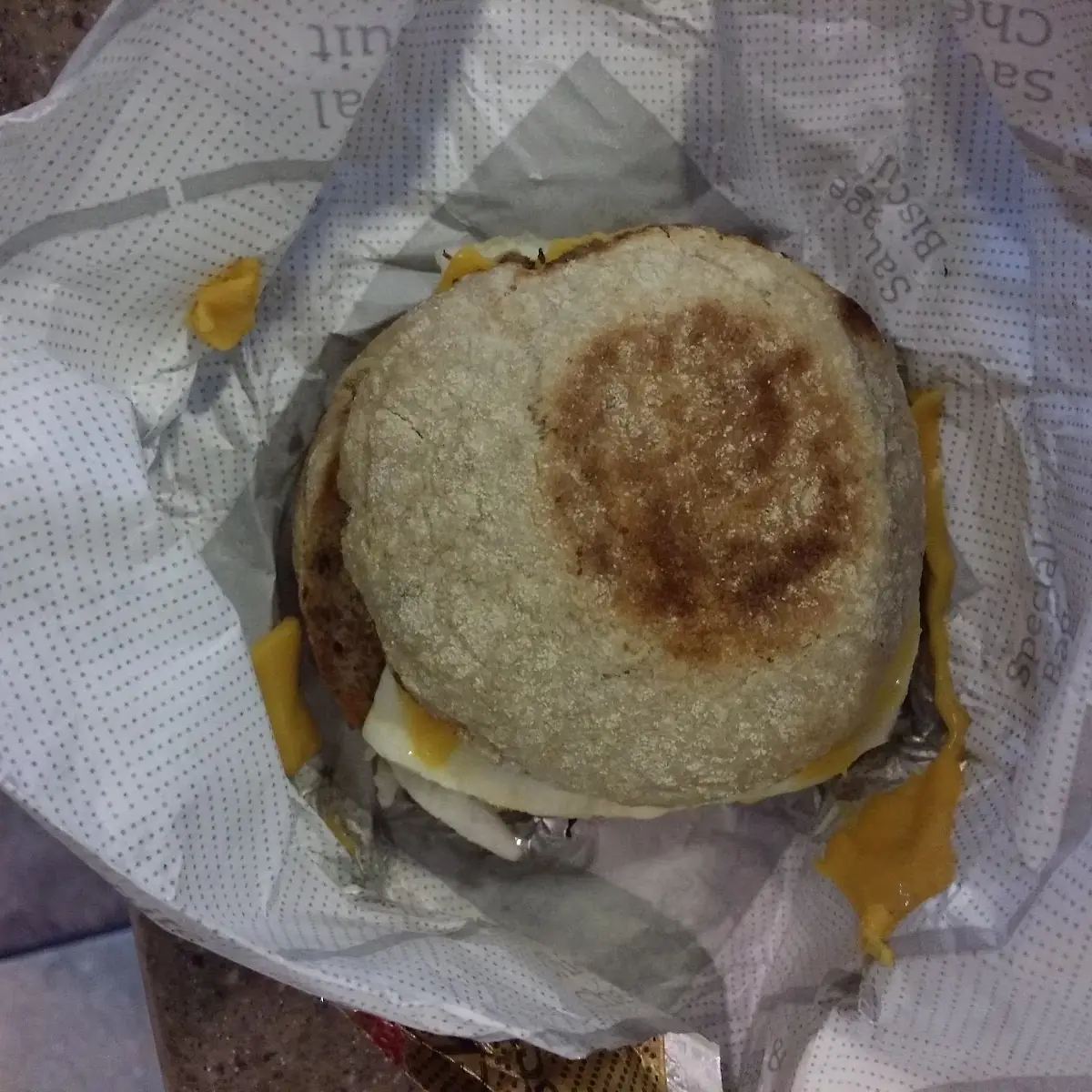 Pepper Jack Cheese Breakfast Sandwich
