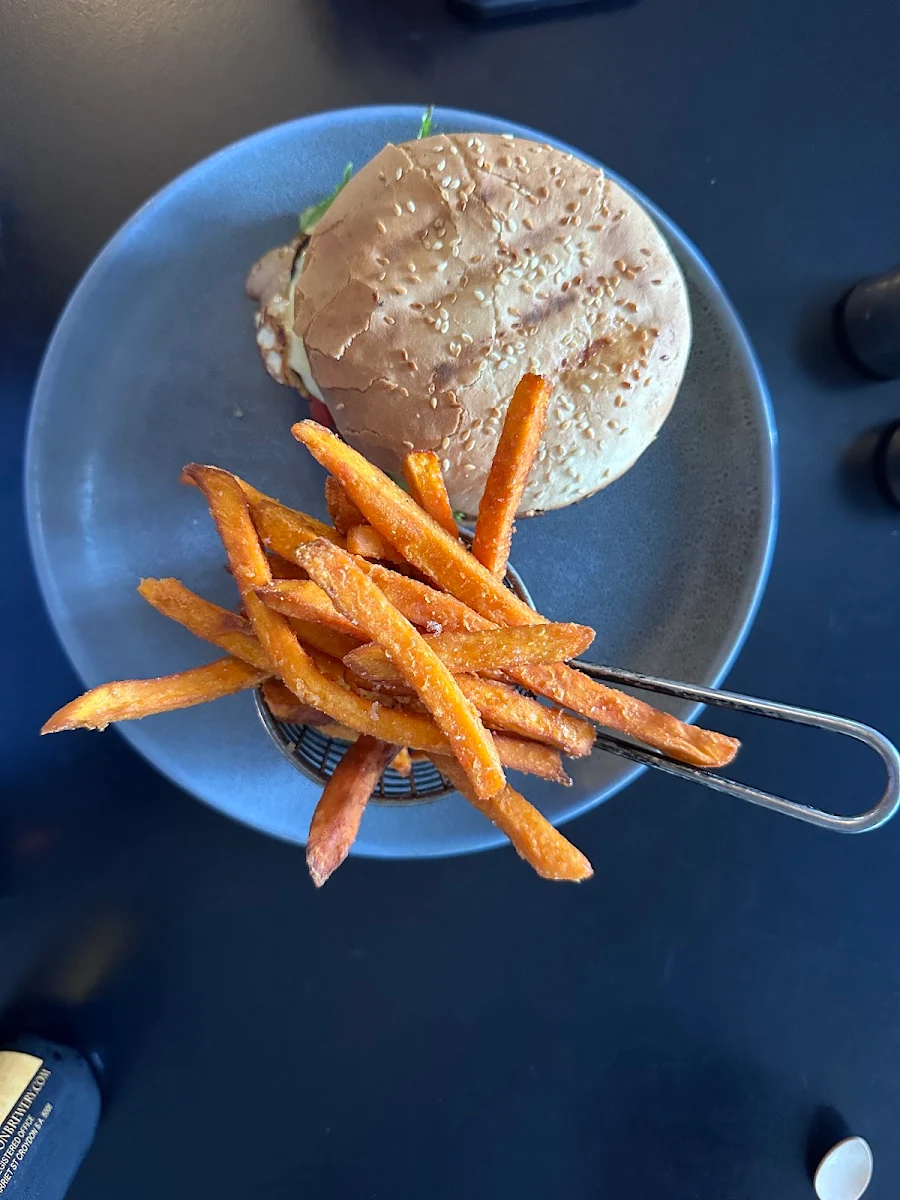 Beef Burger with Beer, Cafe Beach Pit