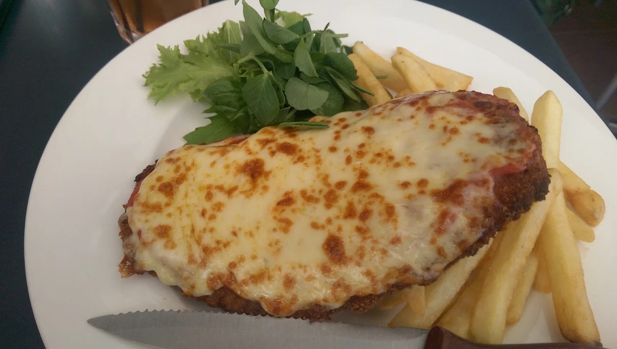 Chicken Parmigiana, Cafe Beach Pit
