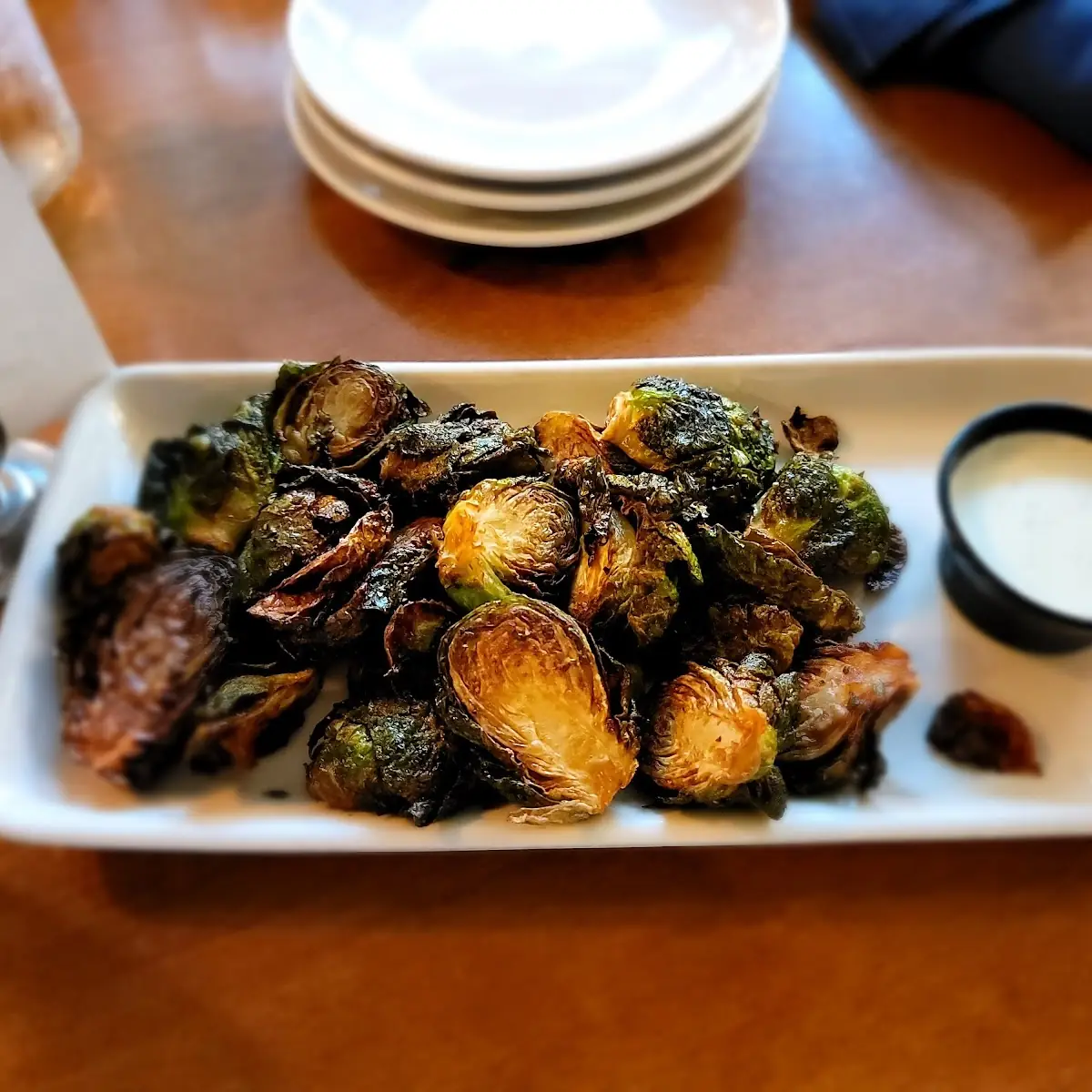 Salt & Pepper Crispy Brussels Sprouts