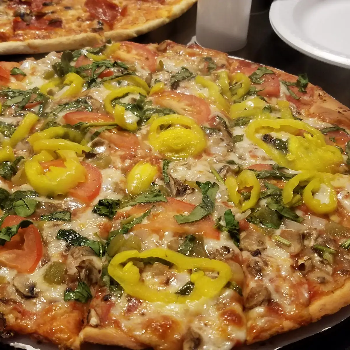 Veggie Pizza with Cauliflower Crust