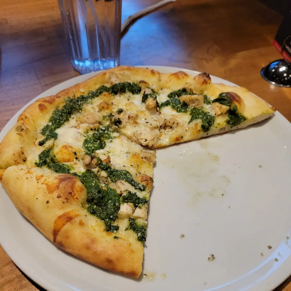 Pesto Chicken Pizza