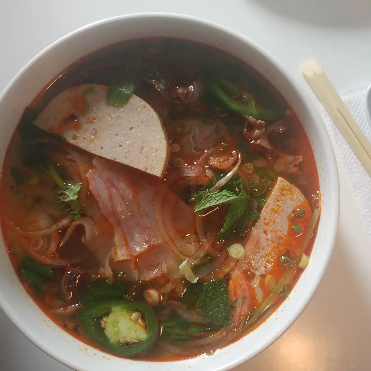 Spicy Beef Noodle Soup