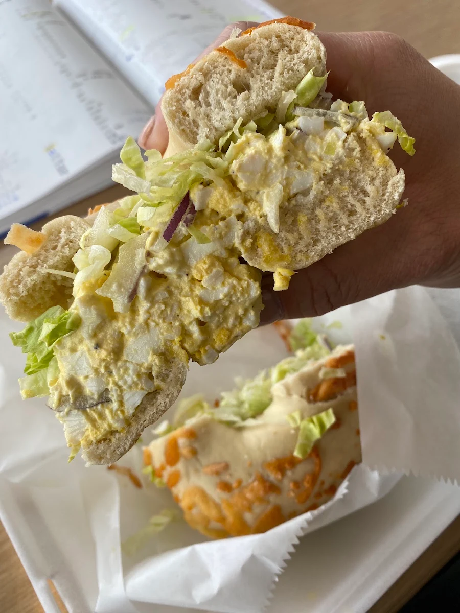 Egg Salad with Bagel
