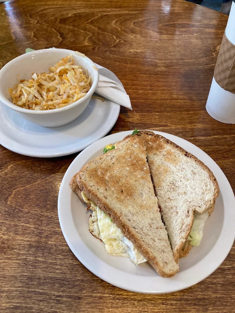 Fried Egg Sandwich Hash Browns