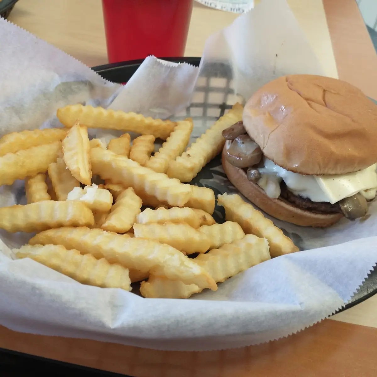 Swiss Mushroom Burger