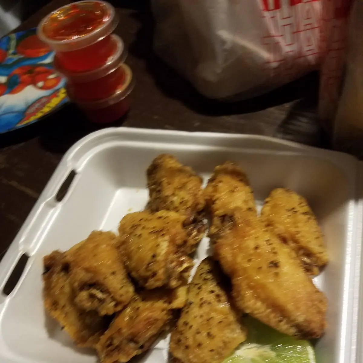 Lemon Pepper Chicken Wings