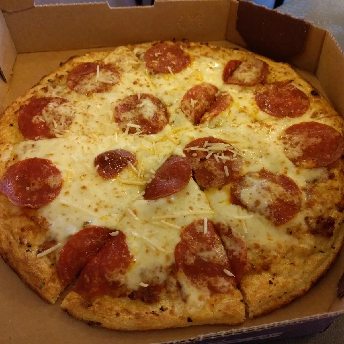 Double Cheese and Pepperoni Pizza