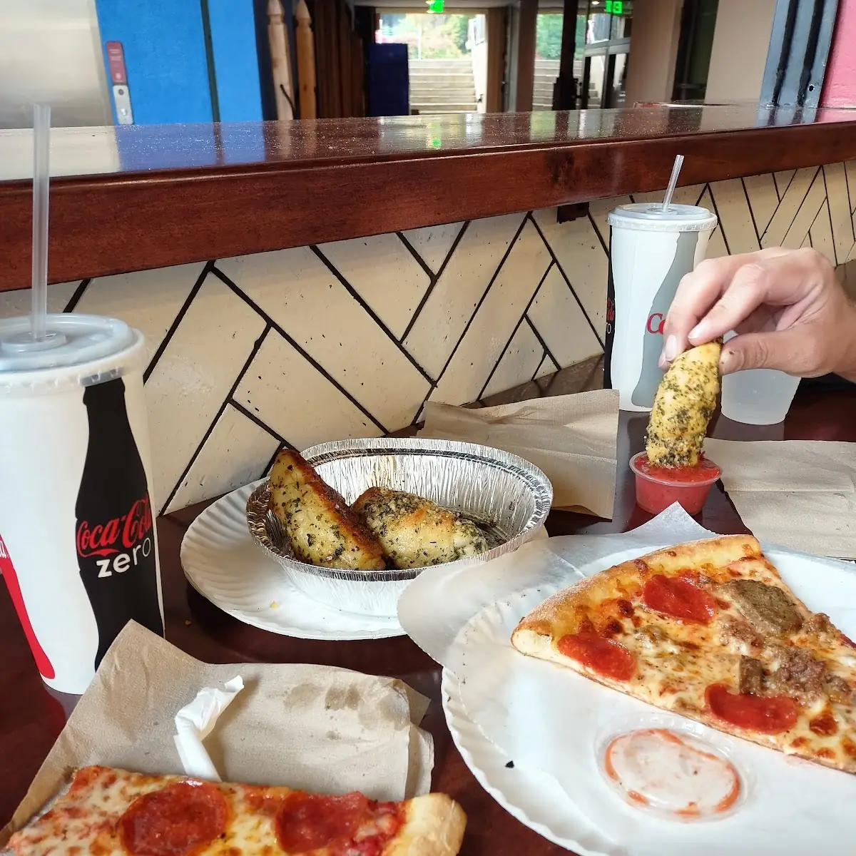 Pepperoni Slices and Drink Combo
