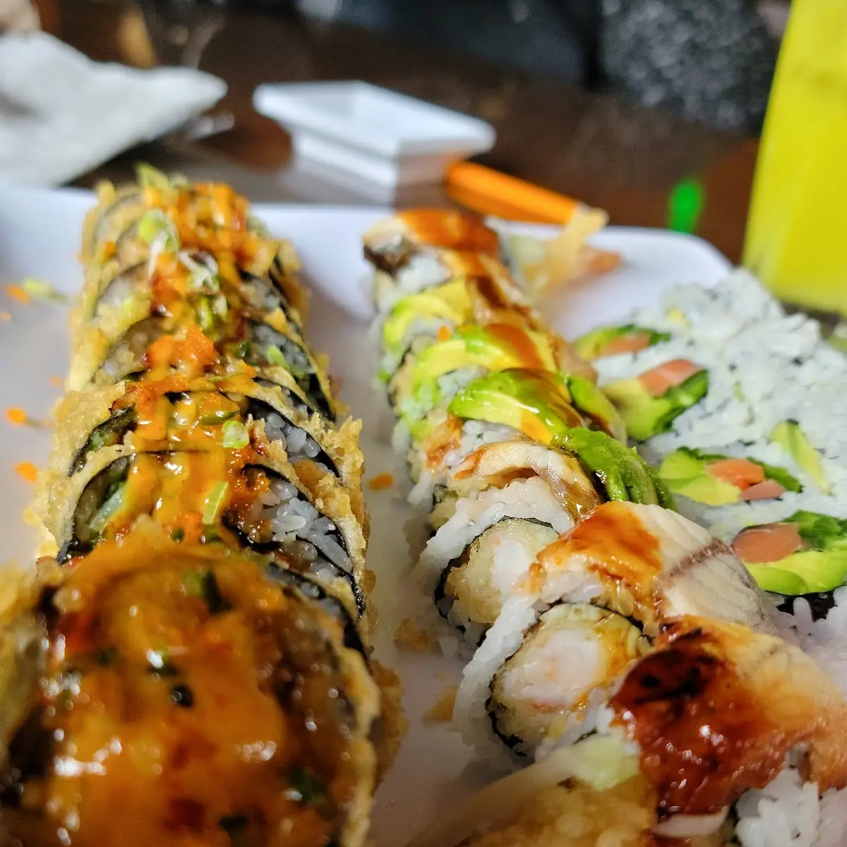 Godzilla Roll Dragon Roll