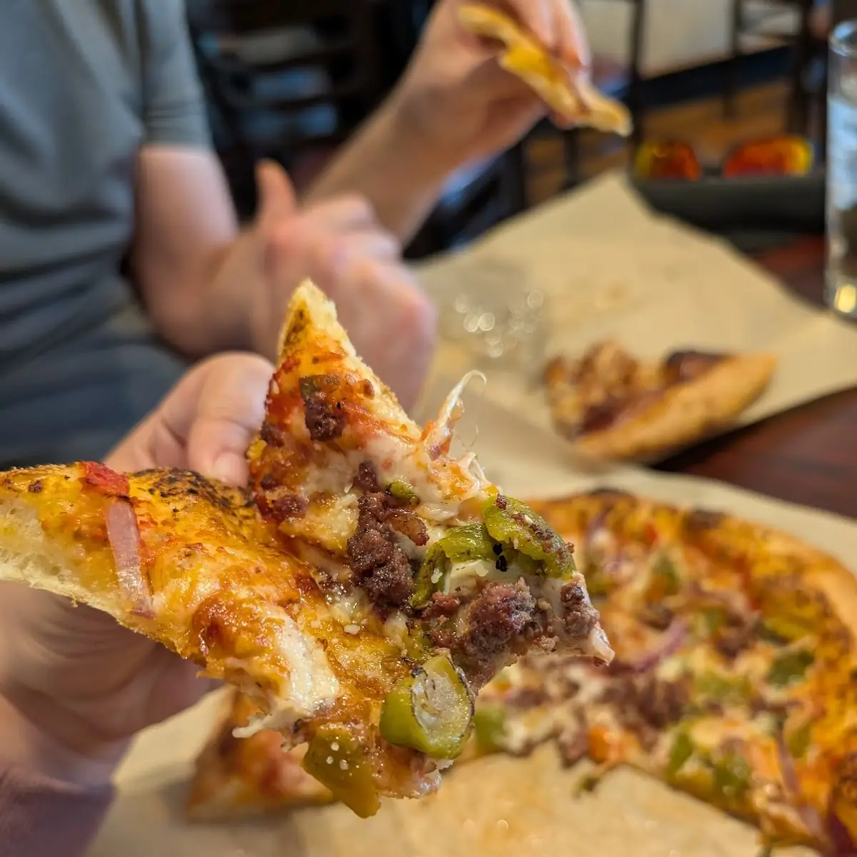 Green Chile Cheeseburger Pizza