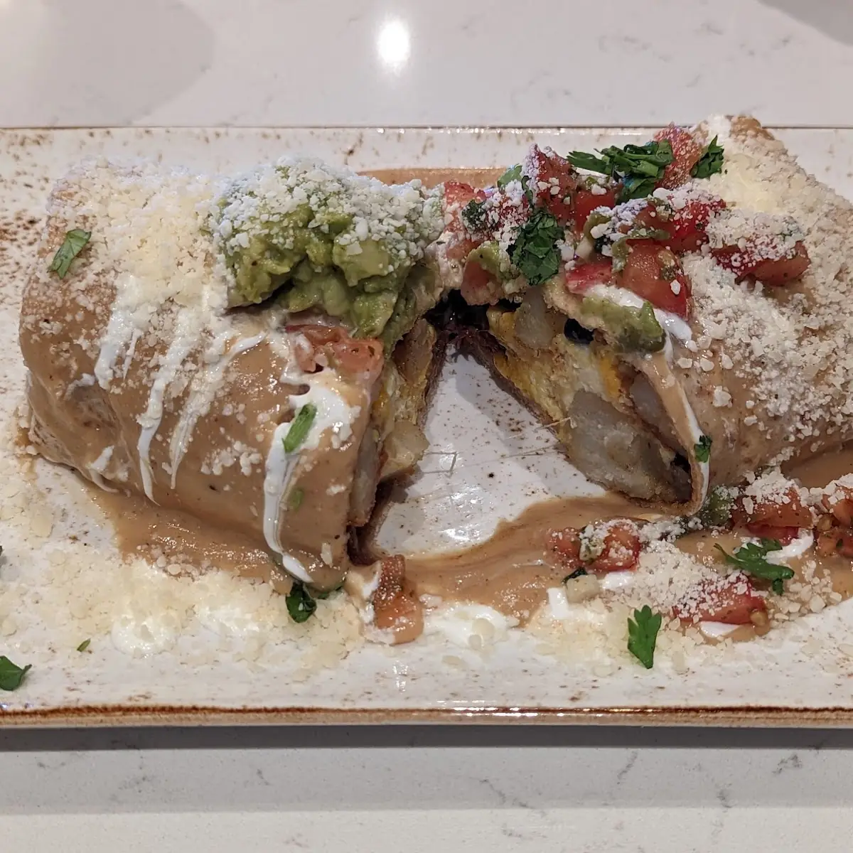 Barbacoa Breakfast Burrito