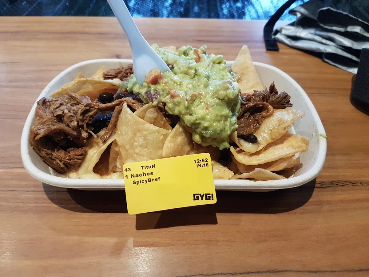 Spicy Beef Nachos, Guzman y Gomez - UNSW